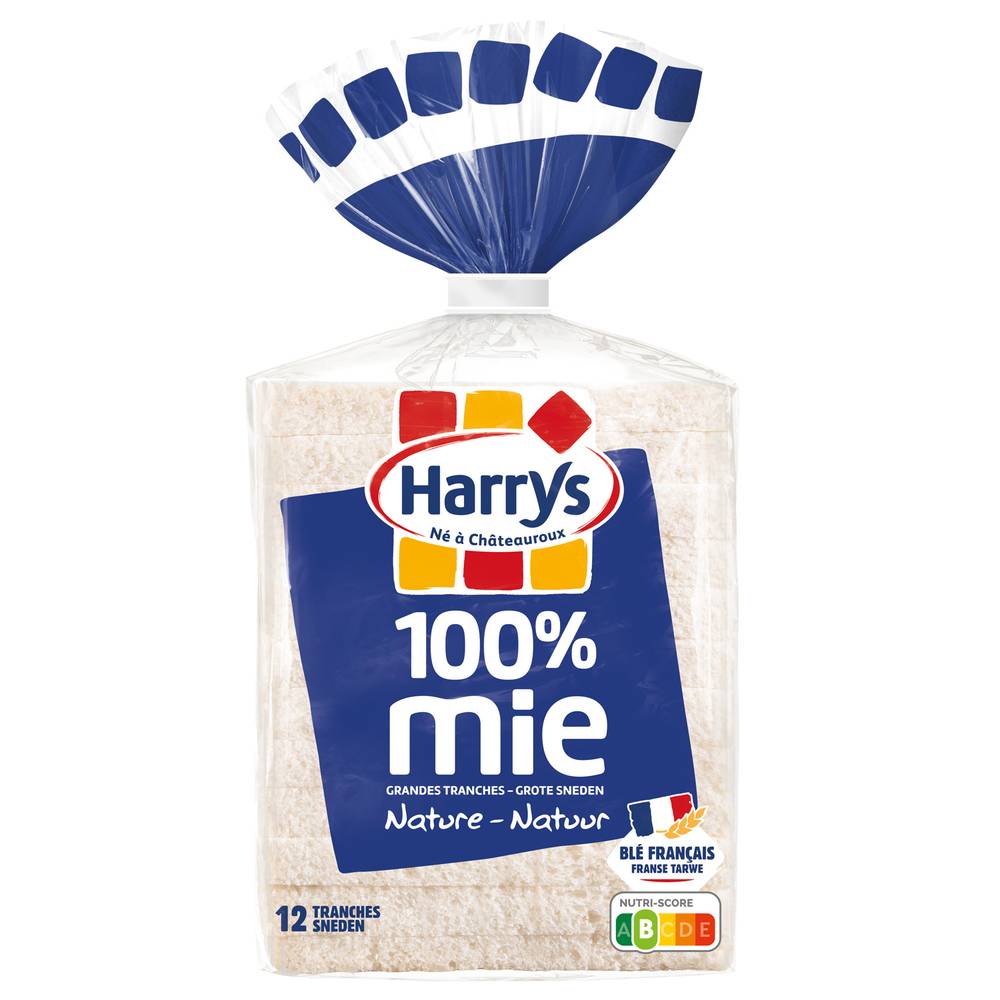 Harrys - Pain de mie nature sans croûte