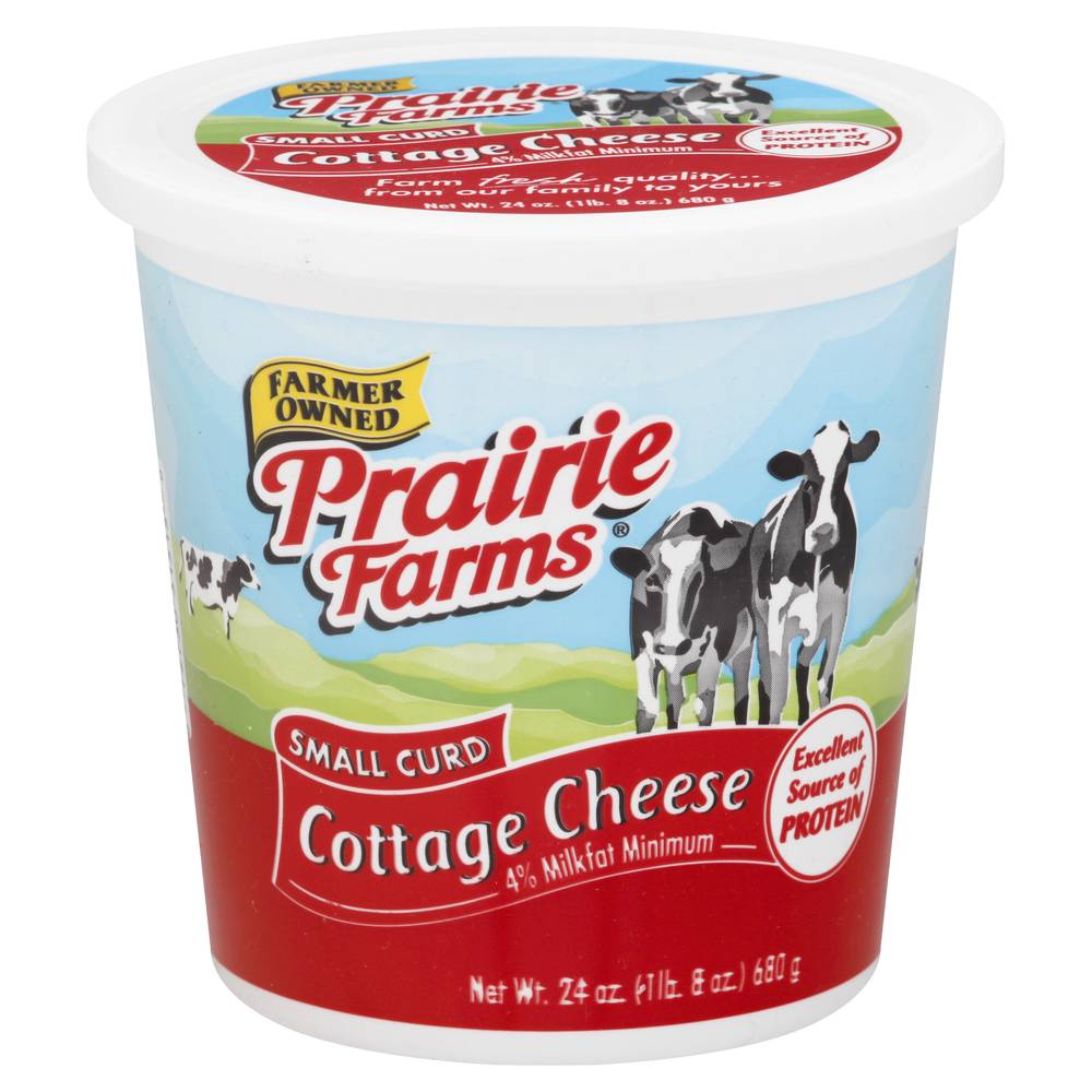 Prairie Farms Small Curd 4% Milkfat Minimum Cottage Cheese