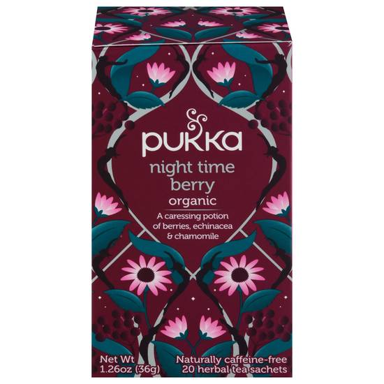 Pukka Night Time Organic Herbal Tea (1.26 oz) (berry)