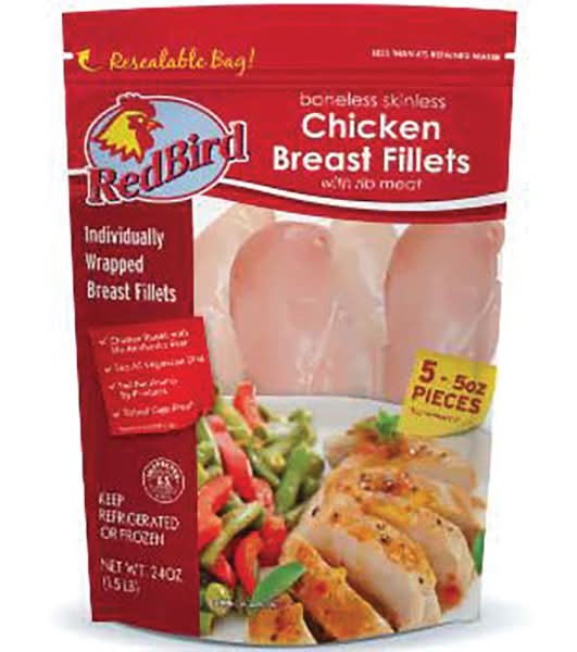 Red Bird Chicken Boneless Breast Fillets (5 oz, 5 ct)