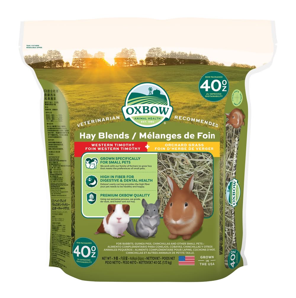Oxbow Western Timothy & Orchard Grass Hay (Size: 40 Oz)