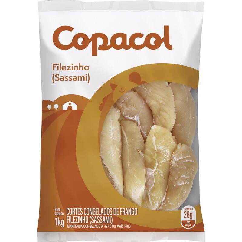 Copacol filezinho de frango sassami congelado (1 kg)