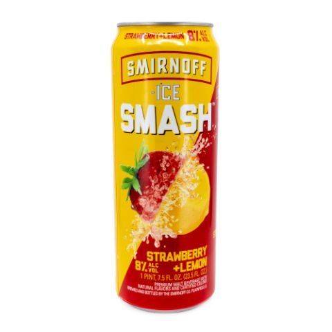 Smirnoff Smash Strawberry Lemon 23.5oz Can