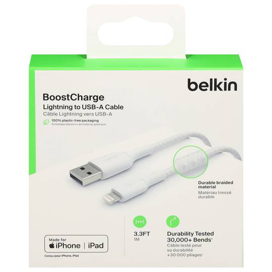 Belkin Lightning To Usb-A 3.3 Feet Cable