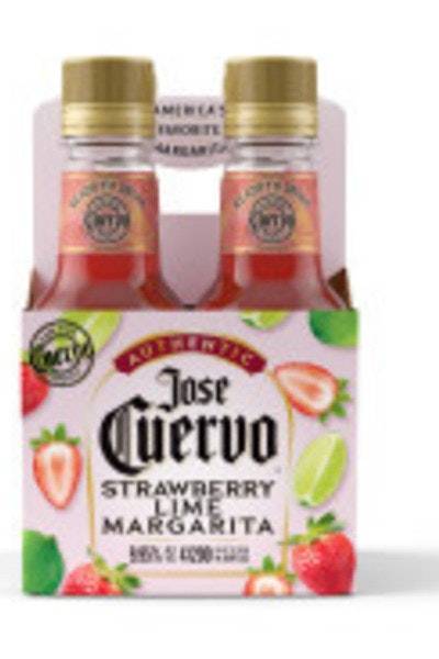 Jose Cuervo Classic Strawberry Lime Margarita (4 ct, 200 ml)