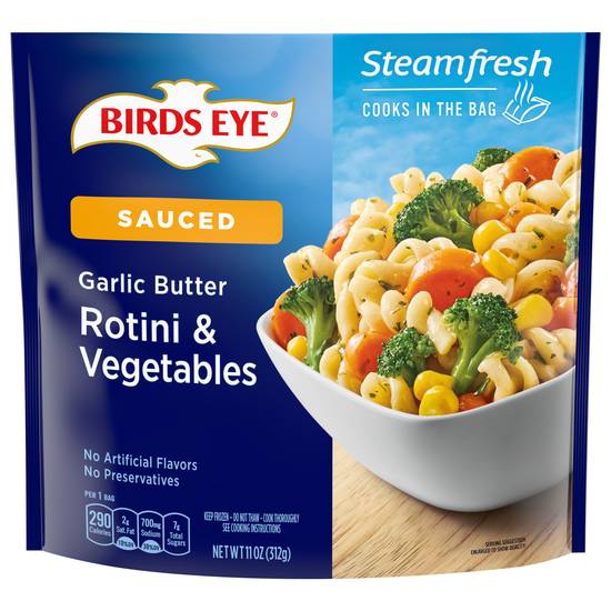 Birds Eye Steamfresh Sauced Garlic Butter Rotini & Vegetables (11 oz)