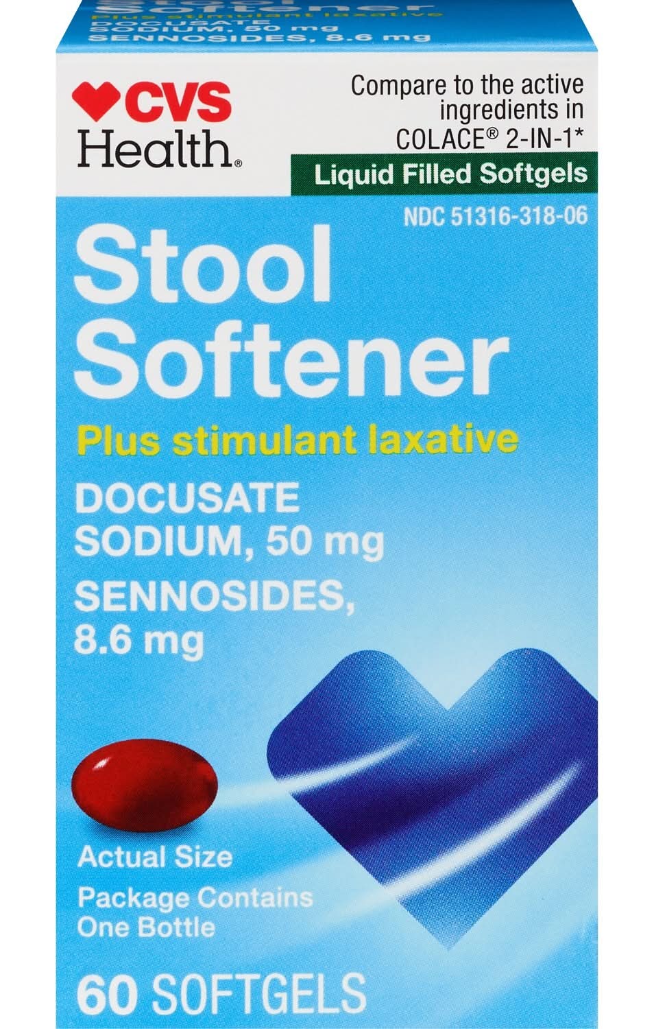 CVS Health Stool Softener Softgels