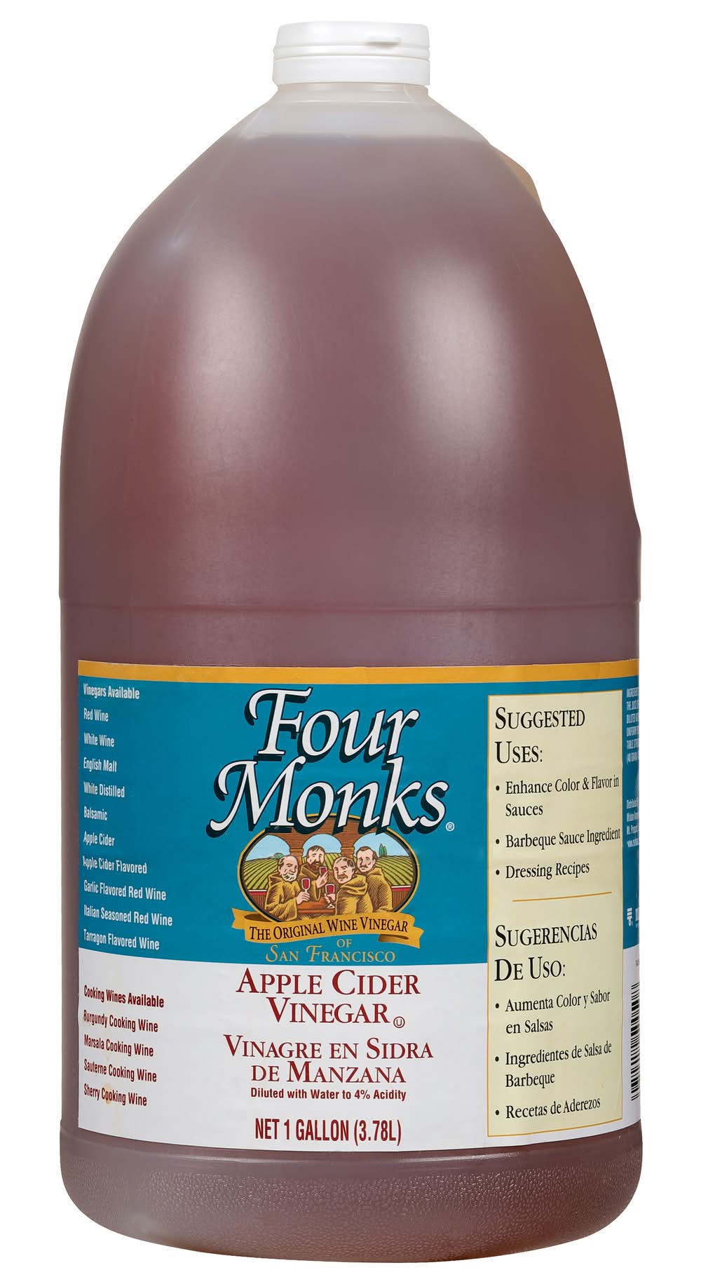 Four Monks Apple Cider Vinegar (3.78 L)