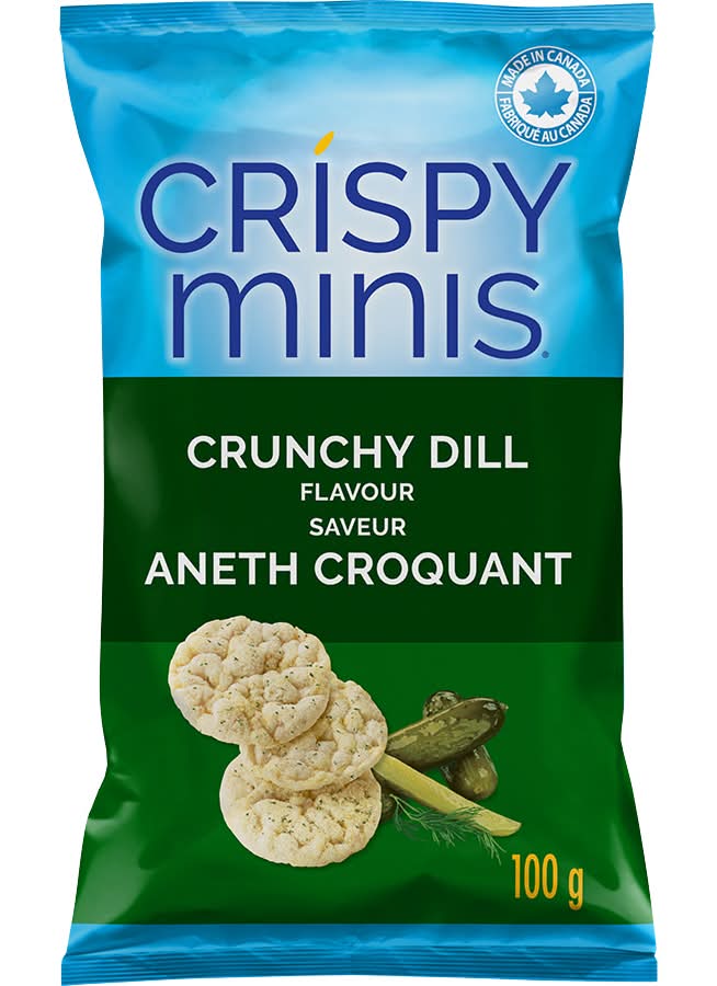 Crispy minis aneth croquant (100 g) - crunchy dill rice chips (100g)