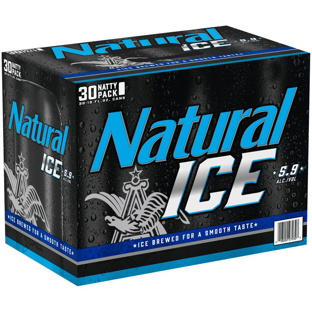 Natural Ice Natty Beer pack (30 pack, 12 fl oz)