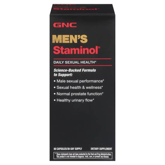 Gnc Men's Staminol Sexual Health - 60.0 Ea