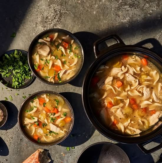 Homestyle Chicken Noodle Soup - Group