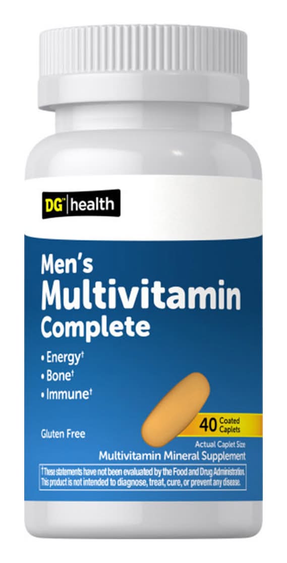 DG Health Multivitamin Complete Coated Caplets, Men (40 ct)