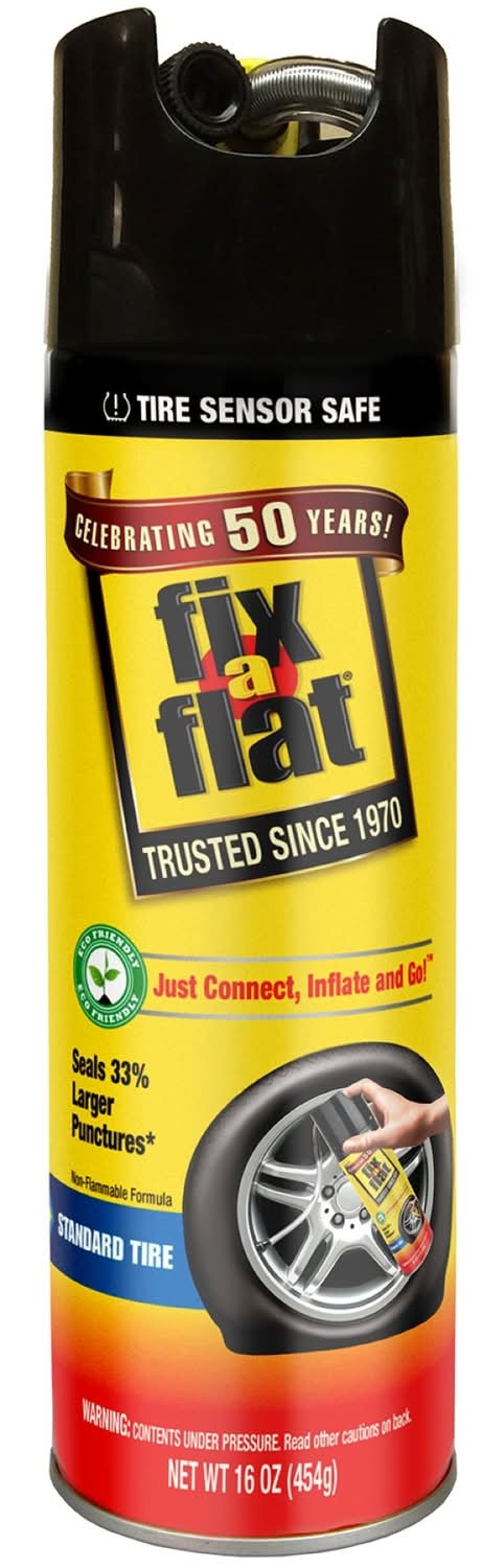 Fix-A-Flat Inflator And Sealer 16 Oz