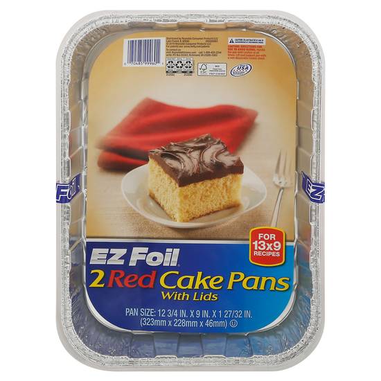 EZ Foil Cake Pans - 2 pans