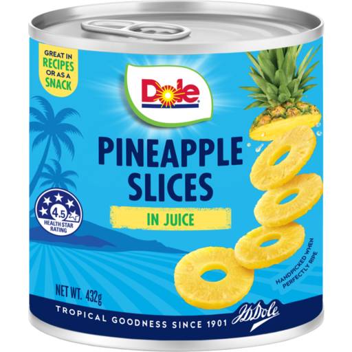 Dole Pineapple Slices in Juice (432g)