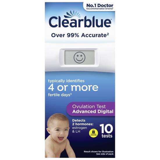 Clearblue Advanced Digital Ovulation Tests (10 pack)