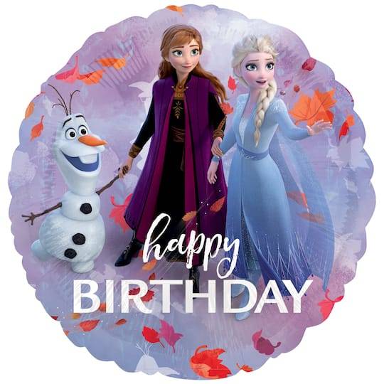Inflated Happy Birthday Balloon, 17 in, Assorted