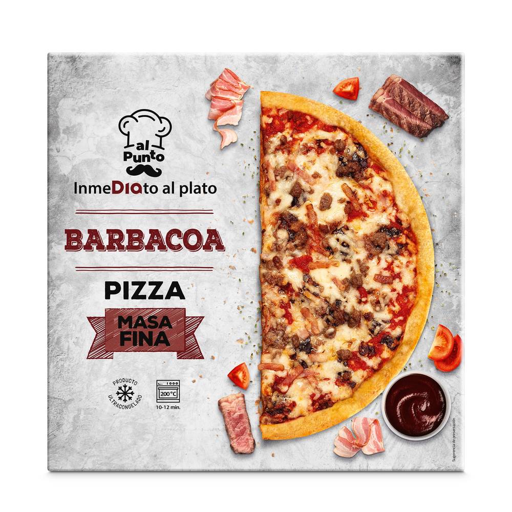 Pizza Barbacoa Al Punto Dia Caja 350 G