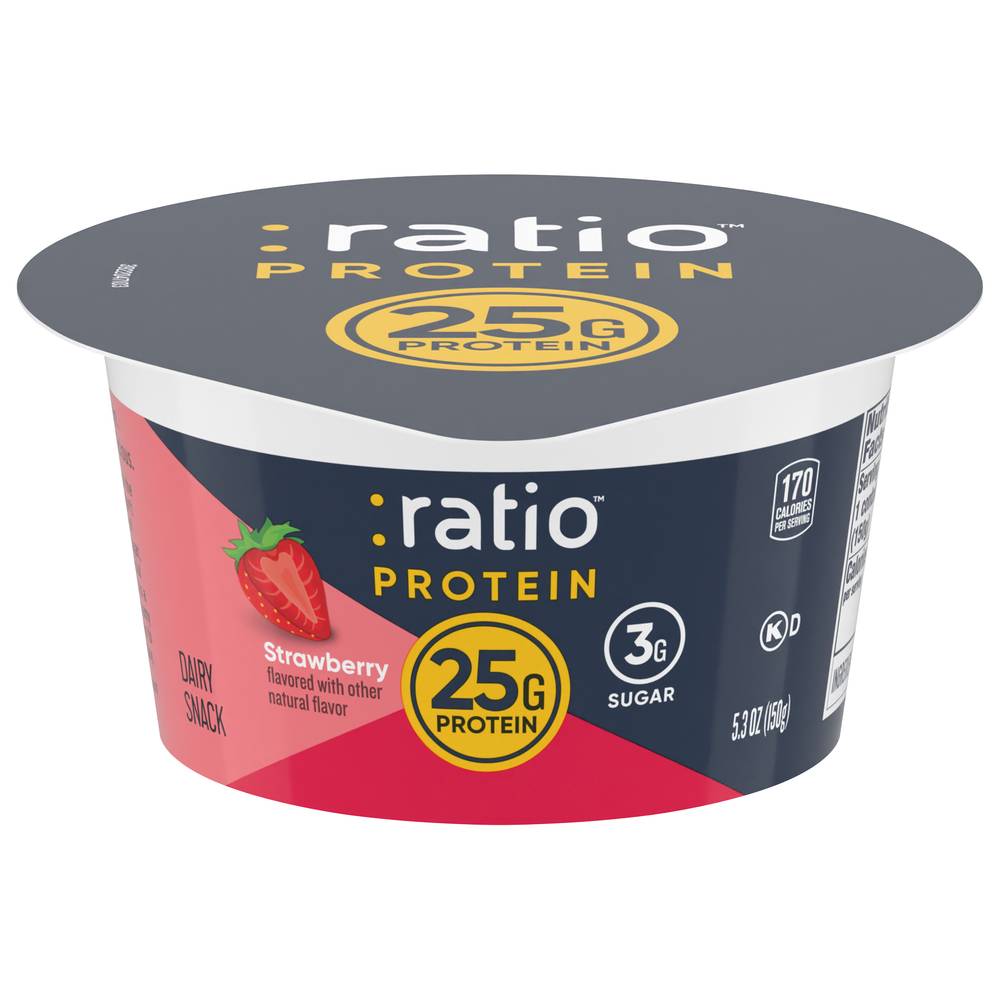 Ratio Protein Strawberry Dairy Snack (5.3 oz)