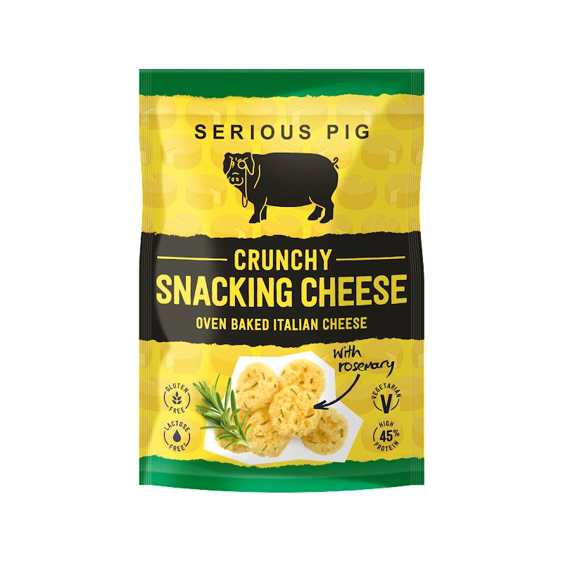 Serious Pig Crunchy Snacking Cheese with Rosemary 24g