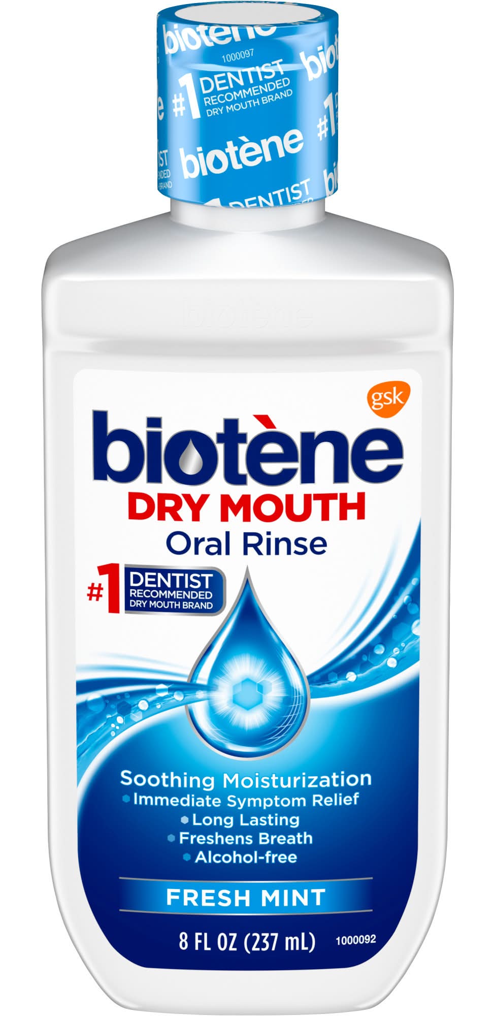 Biotene Dry Mouth Oral Rinse Fresh Mint (8 oz)