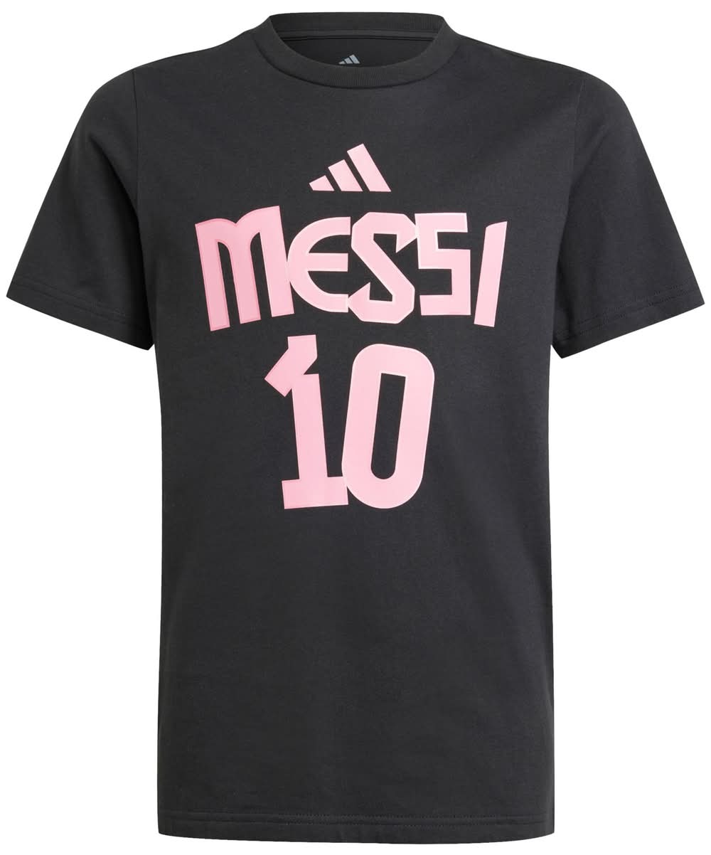 adidas Youth Inter Miami CF 2025 Lionel Messi #10 Black T-Shirt (XL)