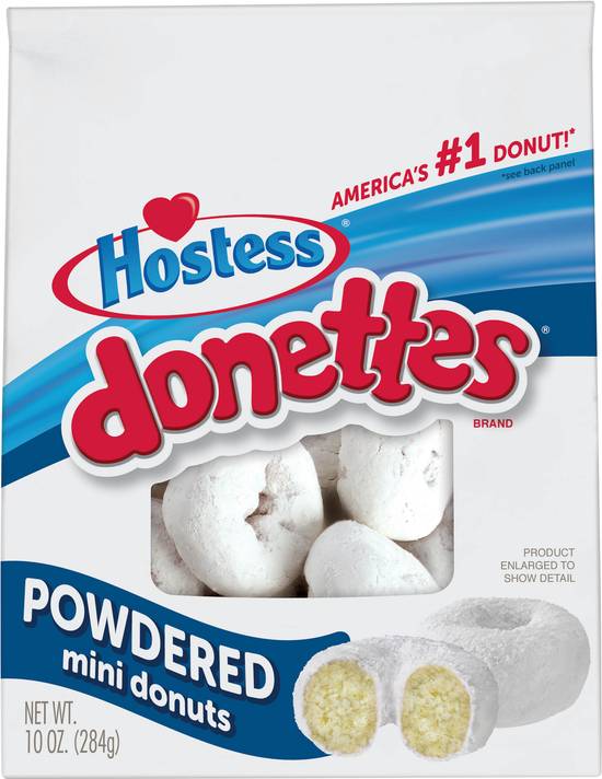 Hostess Donettes Mini Donuts (powder sugar)