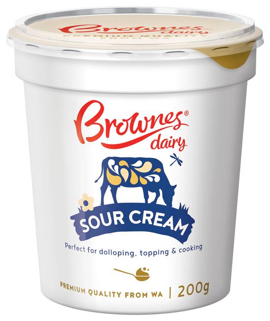 Brownes Dairy Sour Cream 200g