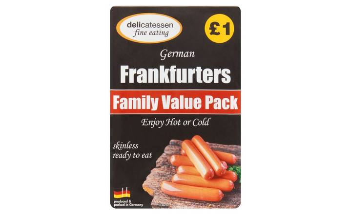 Delicatessen Fine Eating German Frankfurters 12's 240g (404667)