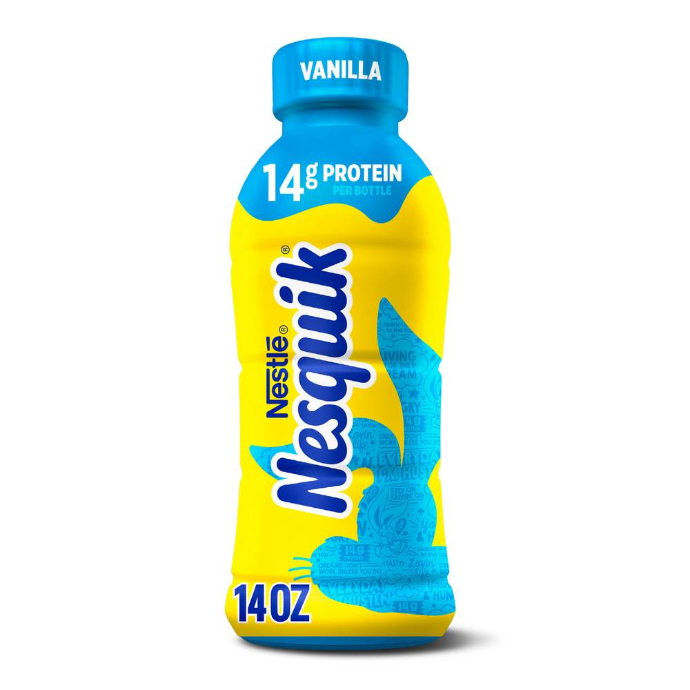 Nestlé Nesquik Lowfat Milk, Vanilla (14 fl oz)