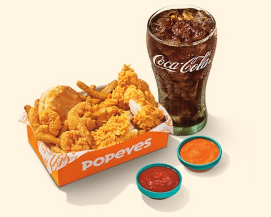 4pc Butterfly Shrimp & 2pc Tenders Combo