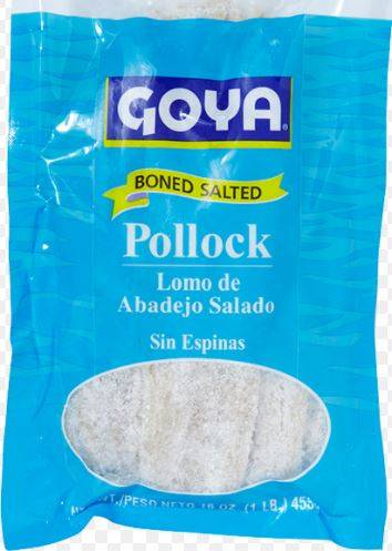 Goya - Alaskan Salt Pollock Fillets (bacalao) - 1lb