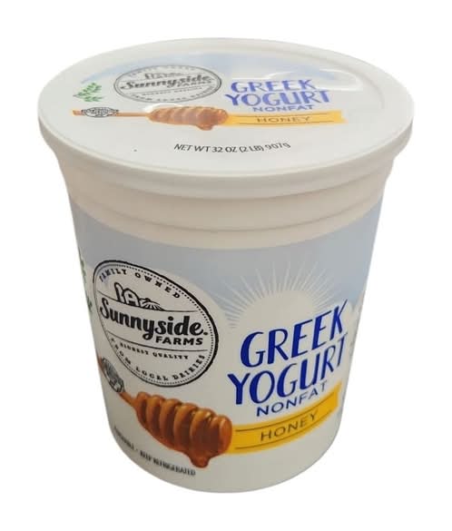 Sunnyside Farms Greek Yogurt, Honey (32 oz)