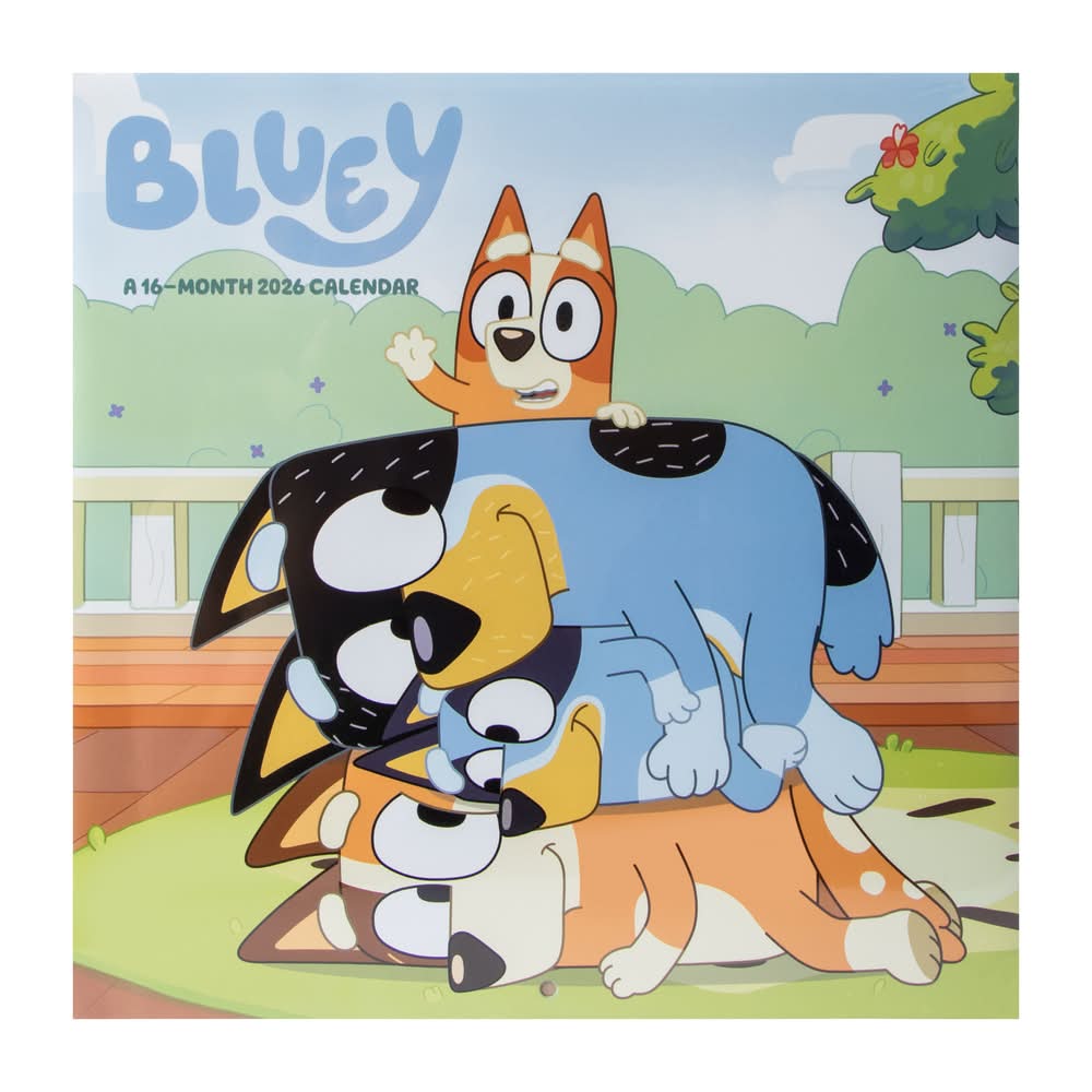 Licensed 2026 Calendar Bluey