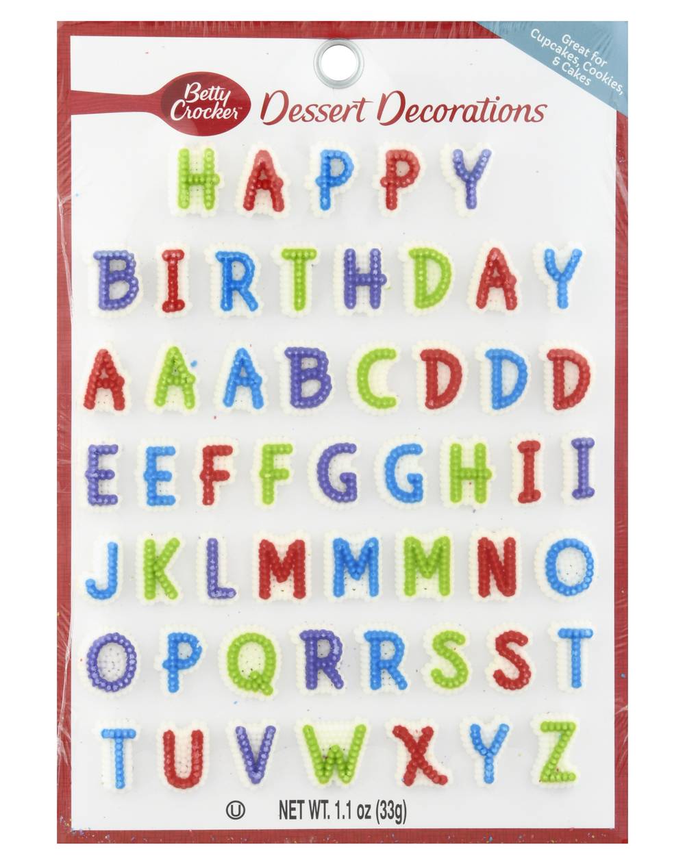 Betty Crocker Happy Birthday Dessert Decorations