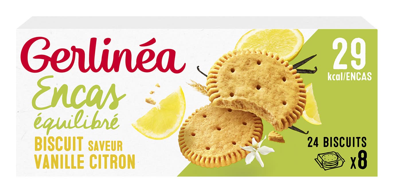 Gerlinéa - Biscuits minceur vanille citron (156g)