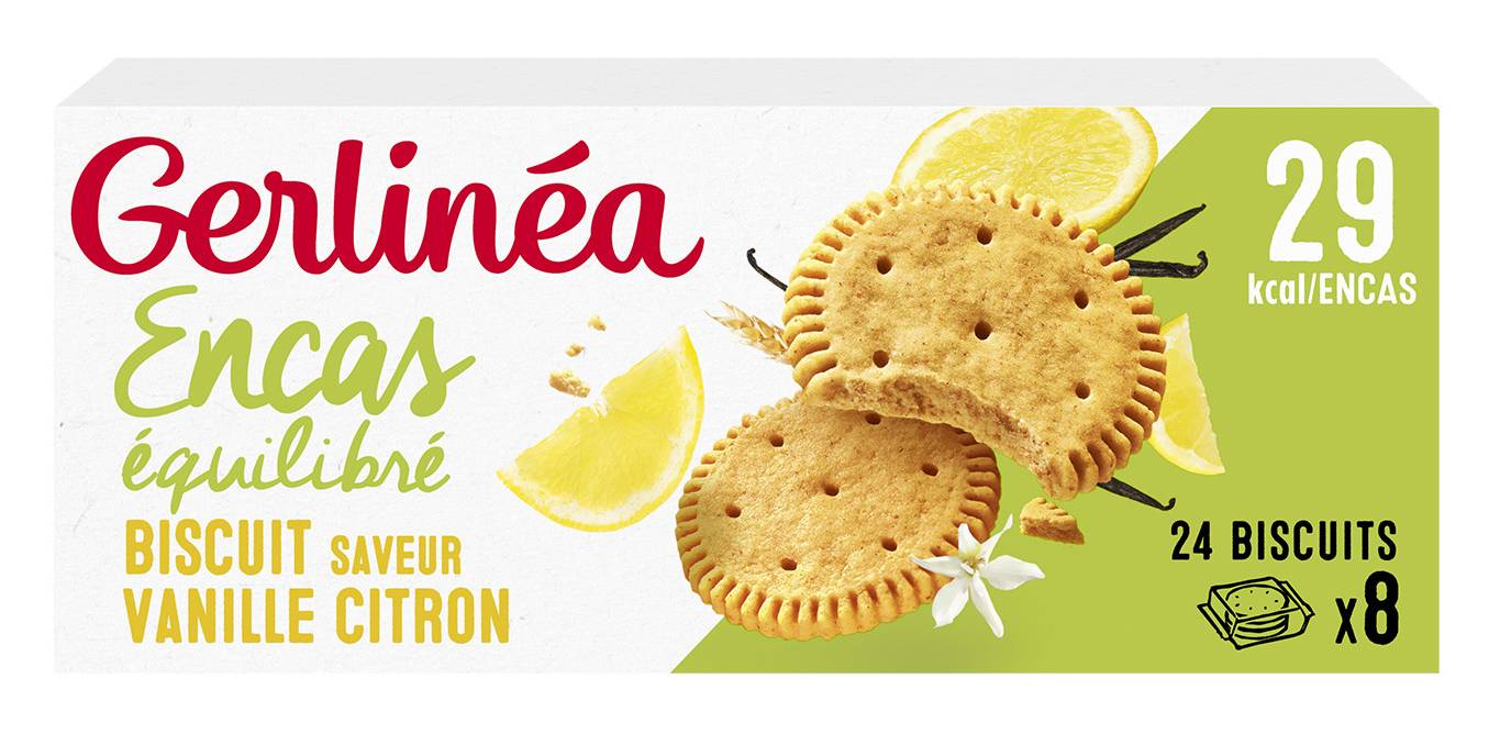 Gerlinéa - Biscuits minceur vanille citron (156g)