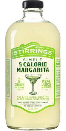 Stirrings 5 Calorie Margarita 750ml Bottle