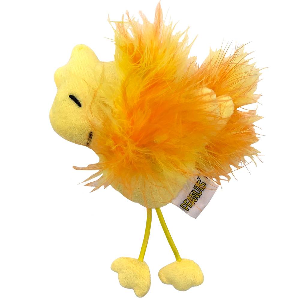 Woodstock-inspired Stuffed Cat Toy (Color: Yellow)