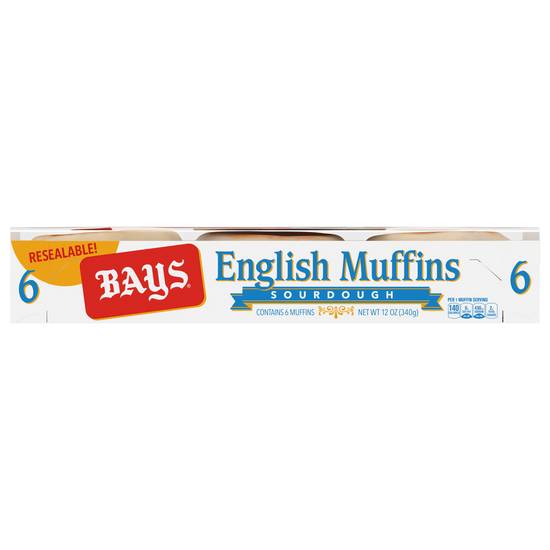 Bays Sourdough English Muffins (6 ct)