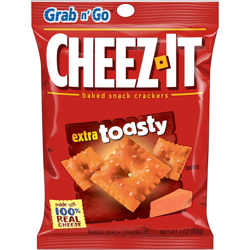 Cheez-It Extra Toasty Baked Snack Crackers (3 oz)