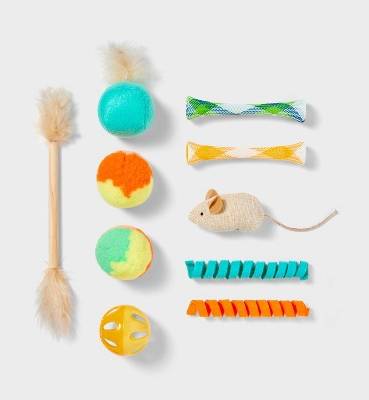 Boots & Barkley Multi Cat Toy Set (10 ct)