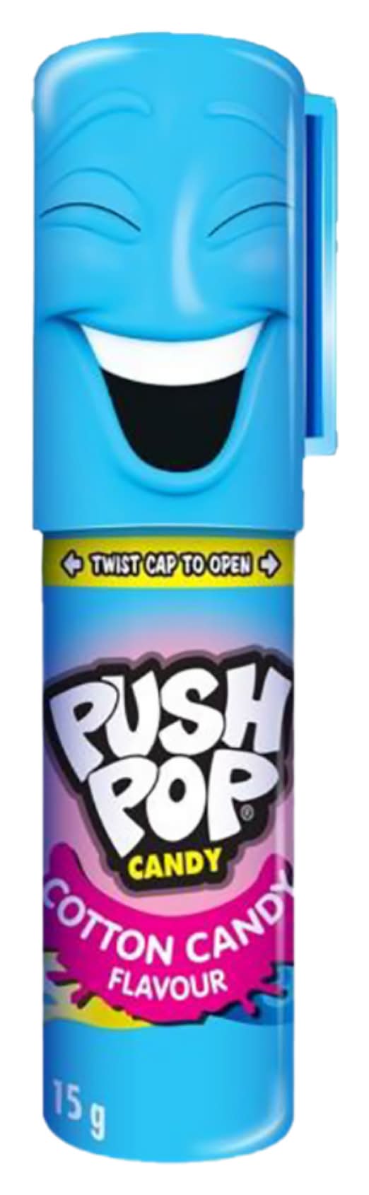 Push Pop Candy Lollipop, Assorted (15g)