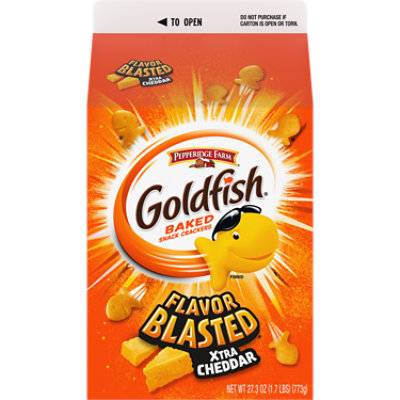 Pepperidge Farm Flavor Blasted Xtra Cheddar Goldfish 27.3oz - 27.3 OZ
