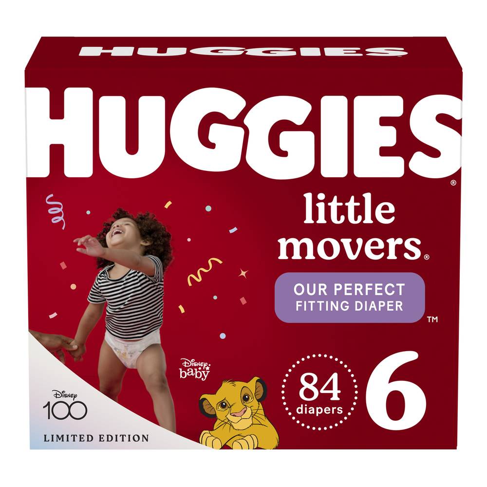 Huggies Little Movers Diapers, 6 (84 ct)