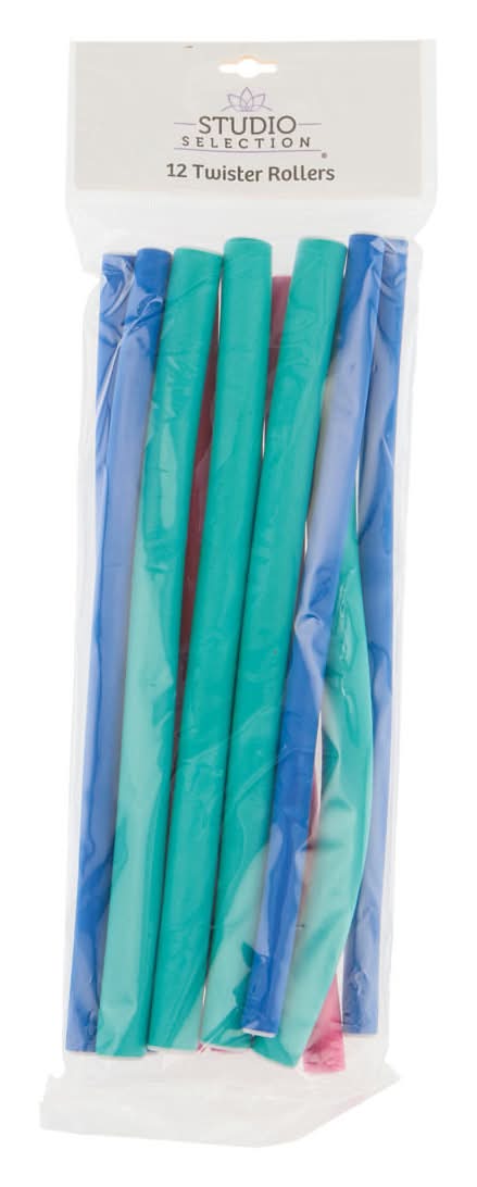 Studio Selection Twister Rollers 12 Ct