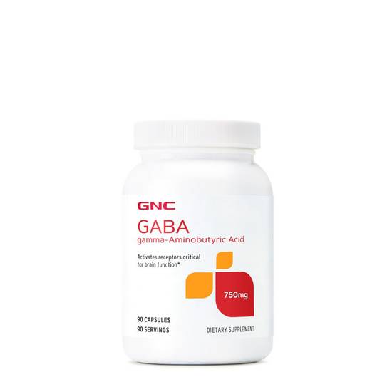 GNC Gaba 750 mg 90 capsules