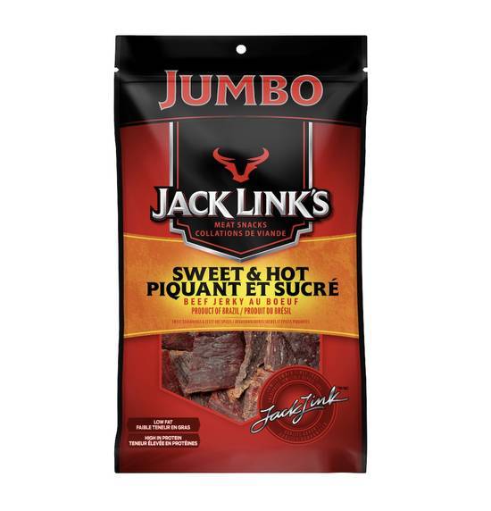 Jack Link's JUMBO Jerky Piquant et sucré/Sweet And Hot (230g)
