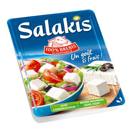Fromage de brebis pour apéritif et salade SALAKIS - la barquette de 200 g